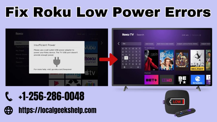 How To Fix Roku Low Power Errors?